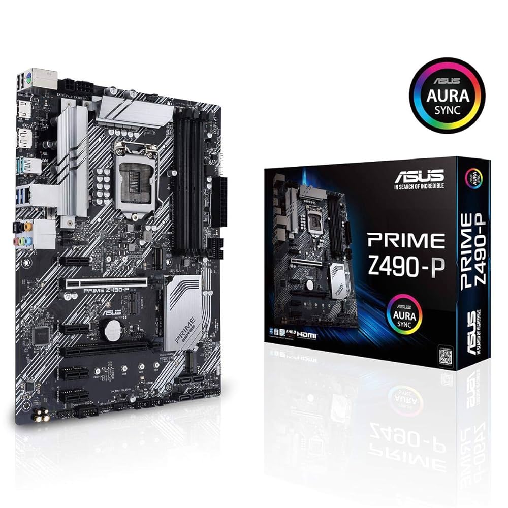 Amazon | ASUS Prime Z490-P LGA 1200 (Intel® 10th Gen) ATX